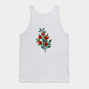 Pretty red flower Tank Top